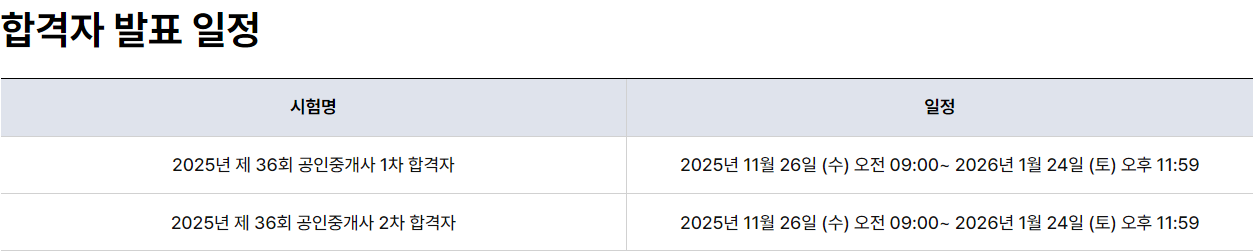 2025-공인중개사-합격자발표