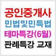 공인중개사민법테마특강교재